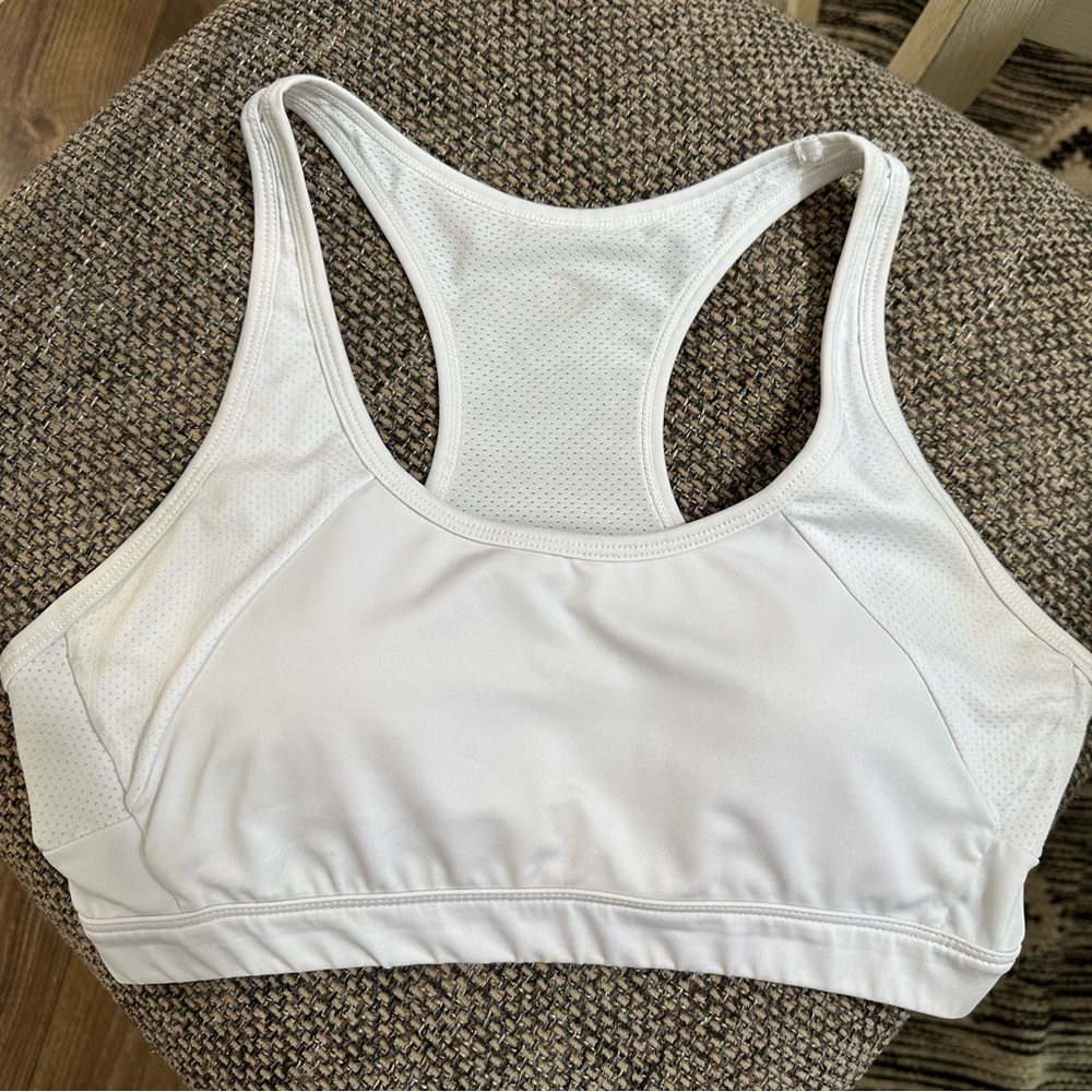 ZYIA White Sports Bra size M